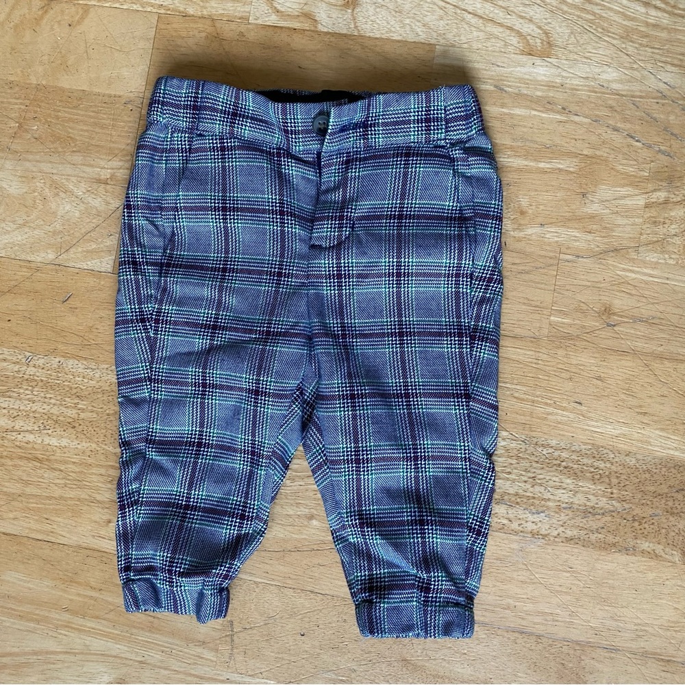 Janie & Jack 0-6 months Baby Boy Dress Pants Plaid